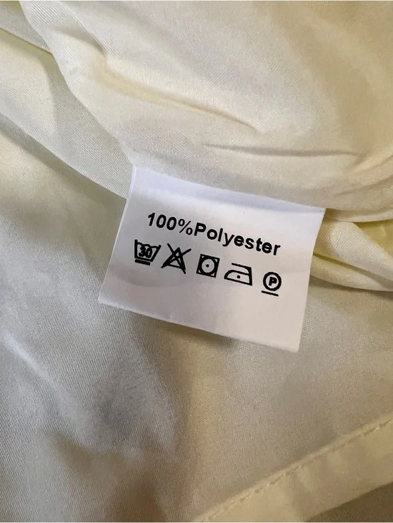 Amazon Smocked Tiered Ruffle Tie Shoulder Festival Cottagecore Peasant Dress S - Picture 10 of 11